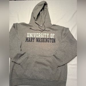 Gray University of Mary Washington hoodie. Size L
